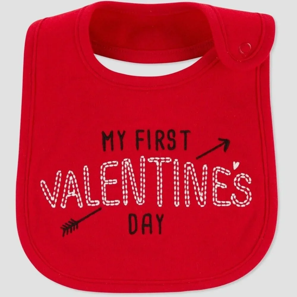 Just‎ One You My First Valentines Day Bib